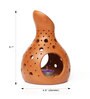 Brown Terracotta Table Tea Light Holder
