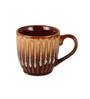 Brown Texture 180 ML Ceramic (Set of 6) Tea Cup