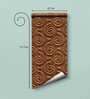 Brown Textured 3Dhells Wall Paper