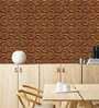 Brown Textured 3Dhells Wall Paper
