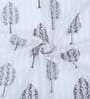 Grey Tissue Semisheer 5 Feet Eyelet Curtain (Set of 2)