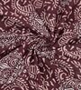 Brown Traditional 144 TC Cotton Double Queen Bedsheet With 2 Pillow Covers