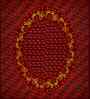 Brown Traditional 180 TC Cotton  King Sized Bedsheet with 2 Pillow Covers
