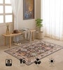 Brown Traditional Hand Woven 6 Ft X 4 Ft  Dhurrie