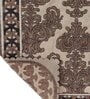 Brown Traditional Velvet 30x70 Inches 5 Seater Sofa Cover (Set of 6)