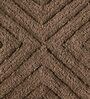 Brown Abstract Microfibre 19x27 Inches AntiSkid Bath Mat