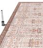 Brown Traditional Polyester 3 ft x 5 ft Machine Made Carpet