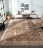 Brown Traditional Polyester 59x32 Inches Machine Made Floor Runner