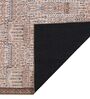 Brown Traditional Polyester 8 ft x 10 ft Machine Made Carpet