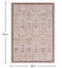 Brown Traditional Polyester 8 ft x 10 ft Machine Made Carpet