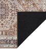 Brown Traditional Polyester 9 ft x 12 ft Machine Made Carpet