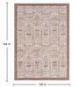 Brown Traditional Polyester 9 ft x 12 ft Machine Made Carpet