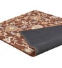 Brown Traditional Wool 8 ft x 10 ft Hand Tufted Carpet