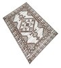 Brown Traditional Wool And Cotton 8 X 5 Feet Hand Tufted Carpet