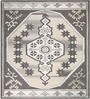 Brown Traditional Wool And Cotton 8 X 5 Feet Hand Tufted Carpet