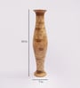 Brown Trescott Wooden Vase