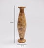 Brown Tyrrel Wooden Vase