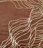 Brown Velvet Abstract 16X16 Inches Cushion Covers (Pack of 2)