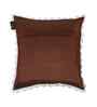 Brown Velvet Abstract 16X16 Inches Cushion Covers (Pack of 5)