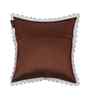 Brown Velvet Abstract 16X16 Inches Cushion Covers (5Pcs)