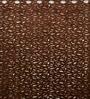 Brown Velvet Feather 5Ft Ring Top Window Curtain Pack of 1