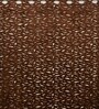 Brown Velvet Feather 7Ft Ring Top Door Curtain Pack of 1
