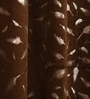 Brown Velvet Feather 9Ft Ring Top Long Door Curtain Pack of 1