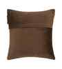 Brown Velvet Floral 12X12 Inches Cushion Covers (Pack of 5)