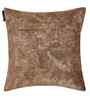 Brown Velvet Floral 16X16 Inches Cushion Covers (5Pcs)