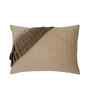 Brown Velvet Textured 12X18 Inches Cushion Cover