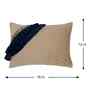 Brown Velvet Geometric 12X18 Inches Cushion Cover