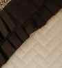 Brown Velvet Geometric 12X18 Inches Cushion Covers (2Pcs)