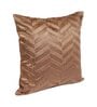 Brown Velvet Geometric 16x16 inches Cushion Covers (Pack of 2)