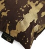 Brown Abstract Velvet 16 x 16 Inches Cushion Covers (Set of 2)