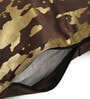 Brown Abstract Velvet 16 x 16 Inches Cushion Covers (Set of 5)