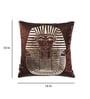 Brown Velvet Printed 16 x16 inch Set of 5 Cushion Covers