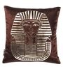 Brown Velvet Printed 16 x16 inch Set of 5 Cushion Covers