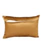 Brown Velvet Striped 18x12 inches Cushion Covers (Pack of 2)