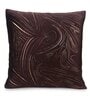 Brown Velvet Traditional 16x16 inches Cushion Covers (Pack of 2)