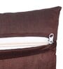 Brown Velvet Traditional 16x16 inches Cushion Covers (Pack of 2)