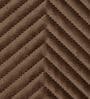 Brown Velvet Zig Zag 55x63 Inches Sofa Throw