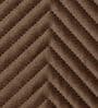 Brown Velvet Zig Zag 55x86 Inches Sofa Throw