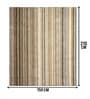 Brown Vibe Microfiber Backing  5X7 Ft Floor Carpet