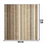 Brown Vibe Microfiber Backing  6X9 Ft Floor Carpet