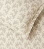 Brown Vine Print 180 TC Cotton King Bedhseet 2 pillow covers