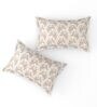 Brown Vine Print 180 TC Cotton King Bedhseet 2 pillow covers