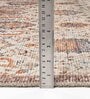 Brown Vintage Polyester 4' X 6' Machine Made Carpet