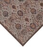Brown Vintage Polyester 4' X 6' Machine Made Carpet