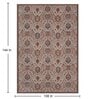 Brown Vintage Polyester 9' X 12' Machine Made Carpet