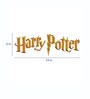 Brown Vinyl Warner Bros Harry Potter Logo Matte Finish Wall Sticker